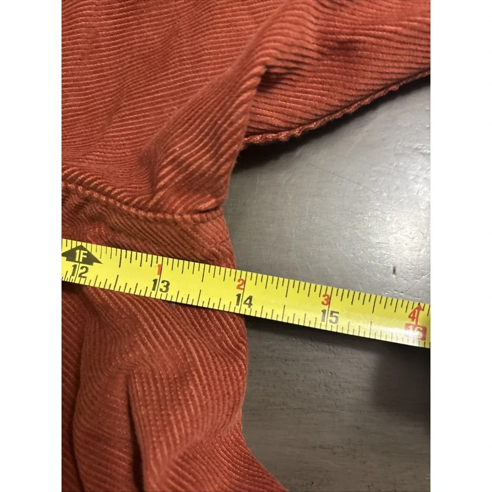 Vintage Genuine‎ Roebucks Pants Men's 30x33 1980 's Red Corduroy Flares